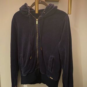 Calvin Klein Navy zip up hoodie